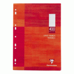 COPIES DOUBLES 400 PAGES SÉYÈS 90G FORMAT A4 21 X 29,7 CM METRIC CLAIREFONTAINE - PERFORÉES