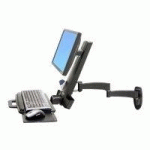 ERGOTRON 200 SERIES COMBO ARM 61 CM (24") MUR NOIR