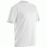 T-SHIRTS COL ROND PACK X5 BLANC TAILLE 4XL - BLAKLADER