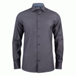 J.HARVEST & FROST PB142 OXFORD CHEMISE REGULAR FIT HOMMES GRIS - TAILLE L