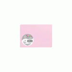 LOT DE 3 - PAQUET DE 25 CARTES SIMPLES POLLEN 110X155MM 210G/M2 - ROSE DRAGÉE