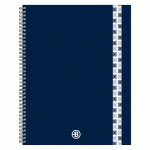 LOT DE 5 - CAHIER SPIRALE BRUNEAU NOTEBOOK 23 X 30 CM PETITS CARREAUX 160 PAGES