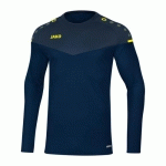 SWEAT DE FOOT - JAKO - CHAMP 20 BLEU MARINE/JAUNE