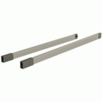 TRINGLES LATÉRALES POUR TIROIR ARCITECH- CHAMPAGNE-L650MM HETTICH