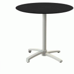 X CROSS TABLE DE BISTROT RONDE NOIR - VEBA