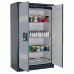 ARMOIRE SÉCURITÉ Q-PEGASUS-90 Q90.195.120.WDAC GRIS/ARGENT - MANUTAN COLLECTIVITÉS