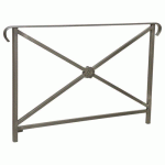BARRIÈRE HÉRITAGE ROSACE 1.50 M DOUBLE CROSSE - GRIS PROCITY - PROCITY