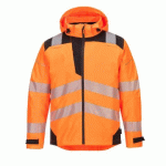 PORTWEST PW360 VESTE IMPER-RESPIRANTE EXTREME PW3 ORANGE/NOIR - TAILLE XL