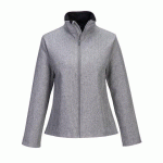 PORTWEST TK21 SOFTSHELL PRINT & PROMO FEMMES (2 COUCHES) GRIS MARL - TAILLE XS
