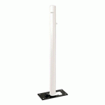 POTELET RABATTABLE SOLIBLOC Ø 76MM CARREFOUR ZINC BLANC 9010 - PROCITY