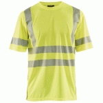 T-SHIRT ANTI-UV HAUTE VISIBILITÉ JAUNE FLUORESCENT TAILLE M - BLAKLADER