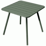 TABLE 4 PIEDS 80X80 LUXEMBOURG VERT CÈDRE