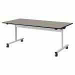 TABLE MALIBU RAB 160X80 T4 DL ST ANTIB GRIS U727/NO BLC 9016
