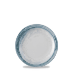 ASSIETTE PLATE ROND BLEU PORCELAINE Ø 28 CM FINCA DUDSON