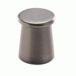 BOUTON DE MEUBLE - EN ZAMAK - 20 MM - TITANIUM - BUFFER METAKOR