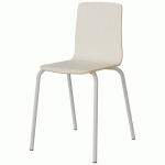 CHAISE MALIBU 4P T7 COQUE BLANC SELE W911 / ALU BLANC 9016