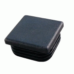 EMBOUT INTERIEUR CARRÉ PLASTIQUE 100MM NOIR - FORTAPS - 26-100X100
