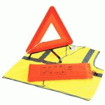 KIT DE SIGNALISATION AVEC GILET ET TRIANGLE