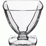 LOT DE 6 - CARAT COUPE À GLACE 21 CL 8,9 X 8,9 CM H 8,6 CM