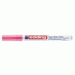 MARQUEUR PEINTURE EDDING 751 - POINTE OGIVE MOYENNE - ROSE - EDDING