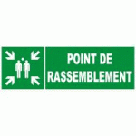 PANNEAU POINT DE RASSEMBLEMENT