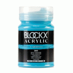 PEINTURE ACRYLIQUE FINE POT 500ML - BLEU TURQUOISE