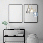 SFORZIN SUSPENSION X-RAY À 3 LAMPES GRISE/MIEL/BLEUE