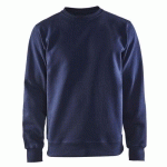 SWEAT COL ROND MARINE TAILLE L - BLAKLADER