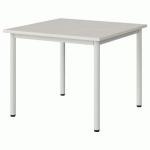 TABLE MALIBU 80X80CM T4 4P STRA ABS BLC SEL W911/BLC 9016