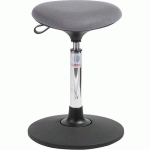 TABOURET SWAY TRIA - TISSU 3D - BAS - GRIS - GLOBAL PROFESSIONAL SEATING