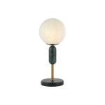 VIOKEF LAMPE À POSER POLLY ABAT-JOUR EN VERRE, MARBRE