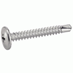 VIS AUTOPERCEUSE TÊTE CYLINDRIQUE EXTRA LARGE PHILIPS ZINGUÉ 4,2X32 BOÎTE DE 500 - ACTON - 333714,2X32CR3
