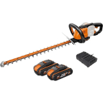 WORX - TAILLE-HAIE 2 BATTERIES 20V/2.0AH LITHIUM WG284E CHARGEUR RAPIDE