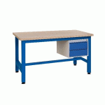 ETABLIS CKS PLATEAU MÉLAMINÉ 2 TIROIRS 1200X750 MM BLEU RAL 5015 - MANUTAN COLLECTIVITÉS