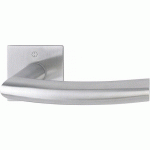 POIGNÉES SUR ROSACES CARRÉES - INOX - LOT DE 10 - QUICK FIT TRONDHEIM HOPPE