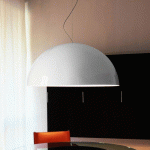 OLUCE SUSPENSION SONORA BLANC OPALE