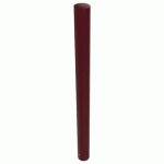 POTELET URBIN TÊTE BOMBÉE MÉTAL HTR 1 M Ø 90 MM - ROUGE 3004 - BUTON DESIGN