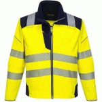 VESTE SOFTSHELL HAUTE-VISIBILITÉ PW3 T402 BLEU/JAUNE XXL - PORTWEST