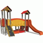 STRUCTURE COMPLÈTE PAYS ENFANTS 1M - ALU