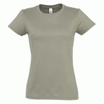 TEE-SHIRT PERSONNALISABLE ACTIVE 190 G FEMME KAKI