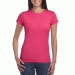 TEE-SHIRT FEMME COL ROND FUSCHIA T.XL