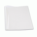 LOT DE 100 - COUVERTURE DE THERMOSOUDURE DOS 1,5 MM CARTON 200 G FELLOWES BLANCHE