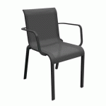 FAUTEUIL CAURO TPEP/ALU - GRIS/GRAPHITE - PROLOISIRS