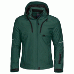 PROJOB 3413 SOFTSHELL PRIO DOUBLEE FEMME A CAPUCHE VERT FORÊT - TAILLE S