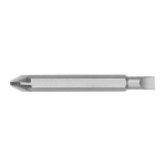 WITTE - 29005 - EMBOUT PLAT RÉVERSIBLE / GUIDE POZIDRIV 1/4 (PL5,5/PZ2X60)