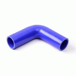 COUDE SILICONE BLUE 90 DEGRÉS DN=13MM L=150MM