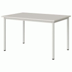 TABLE MALIBU 120X80 T5 4P STRA ABS BLC SEL W911/BLC 9016