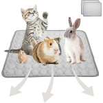 2 PAQUETS DE TAPIS DE REFROIDISSEMENT POUR ANIMAUX DE COMPAGNIE CATSDOGS LAPIN TAPIS DE REFROIDISSEMENT GRAND 62X50CM SELF