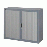 ARMOIRE À RIDEAUX DÉMONTABLES BRUNEAU 100 X 120 CM CORPS ANTHRACITE / PORTES ANTHRACITE