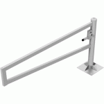 BARRIÈRE PIVOTANTE GALVANISÉE À CHEVILLER BLOCAGE-2000MM - SCHAKE
